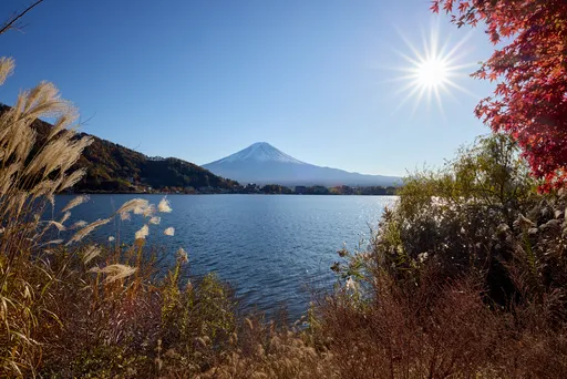 Fuji monenväristen asioiden takana