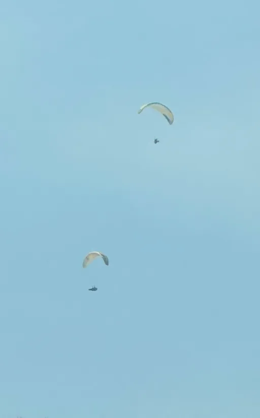 Varjoliitäjiä Prachuapin tienoilla